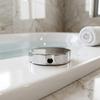 Classic Round Shape Easy Installation Ergonomic Design Zinc Alloy Rotating Knob Bath Control Knob Hole Diameter 9.2mm