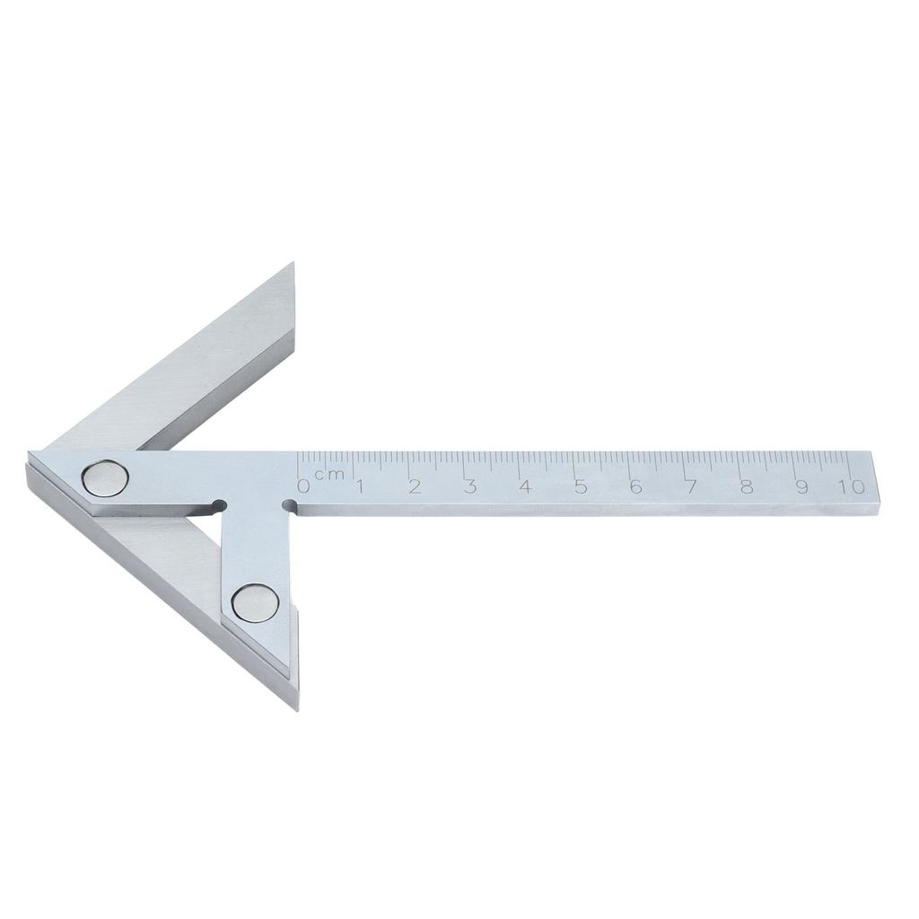 Centru Ecartament 100x70mm Inox Riglă de Linie Instrument de Măsurare Trasare pentru Prelucrarea Lemnului