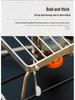 Portable Outdoor Stainless Steel Folding Gas Stove and Grill Rack