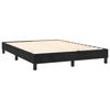 Maison Exclusive - Rete a doghe per letto con materasso Nero 140x190 cm Velluto