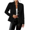 Women's Fashion Solid Color Long Sleeve Button Short Cardigan Coat