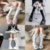 Lolita Lace Bow Kneehigh Socks With Cotton Material For Summer And Spring Fashion