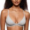 European Seamless Deep V Bra for Women Gathered Side Bust Coverage Anti-Sagging Daily Comfort Intimates