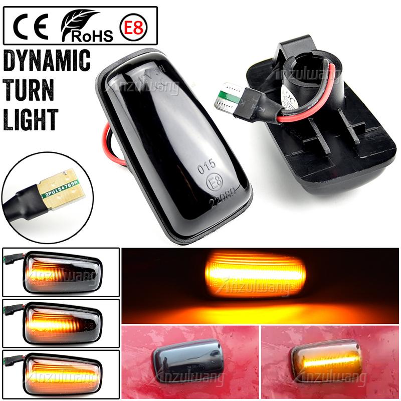 Dynamic Led Turn Signal Side Marker Light For Peugeot 306 106 406 806 Expert Partner For Citroen Berlingo Jumpy Saxo Xantia XM