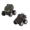 2Pc Kid Children Pull Dinosaur Figure Toy Tyrannosaurus & Backthorn