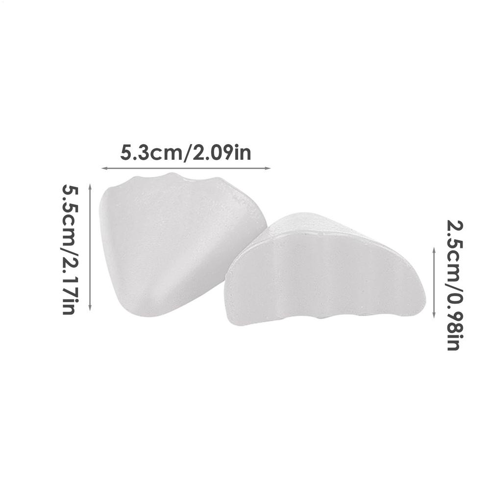 

2pcs Toe Cushion Fillers Soft PU Foam Toe Protector Fillers Shoe Inserts Toe Cushion Unisex Shoe Inserts For Boots High Heels