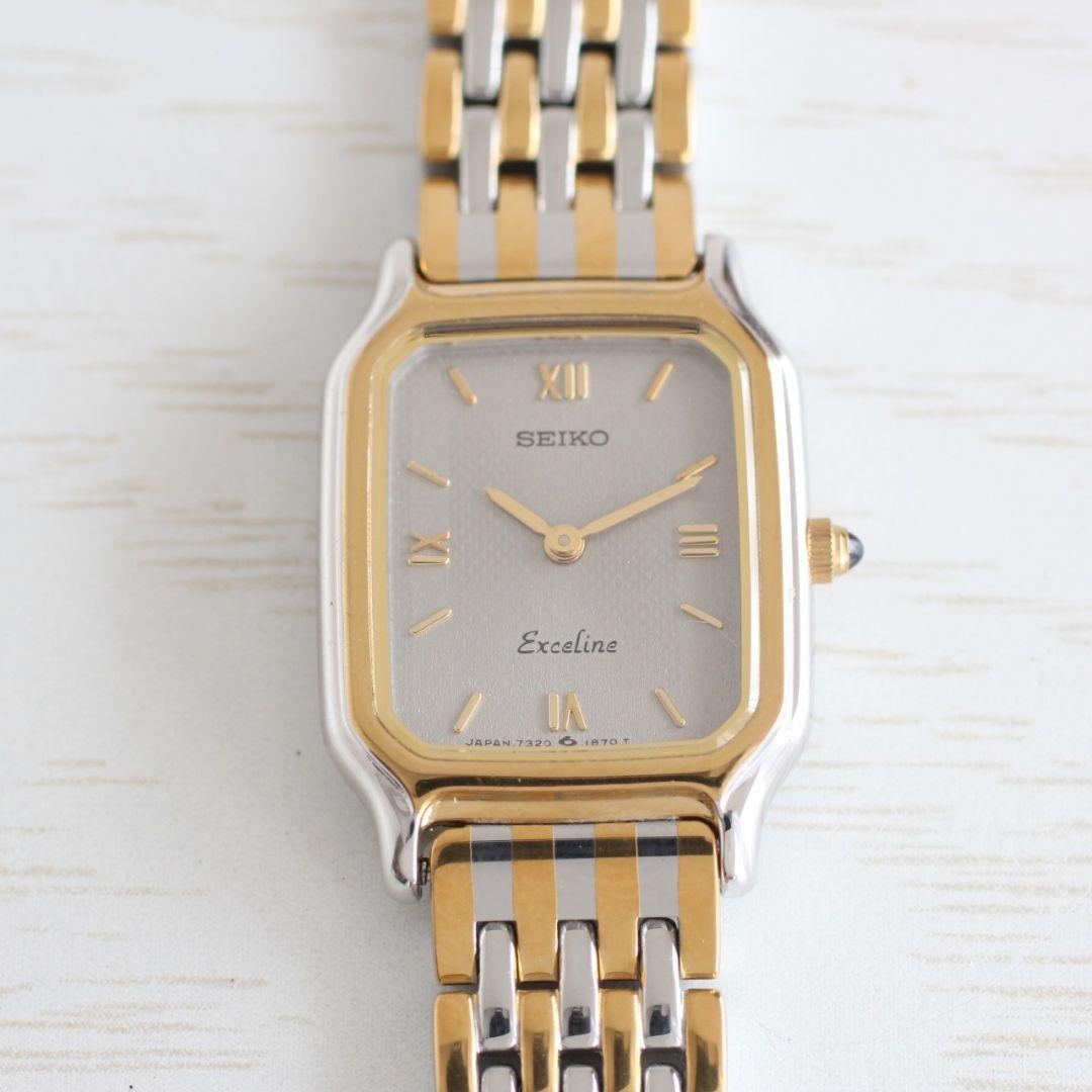 Working item SEIKO EXCELINE Seiko Exceline watch 7320-6530