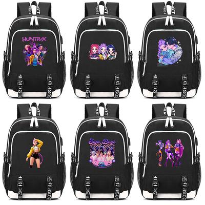 Anime K-Pop Demon Hunters Printed Large Capacity Backpack for Teenger Student Girl Boy Schoolbag Bookbag Kid Gift Women Waterproof Travel Bag