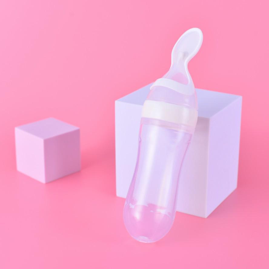

Baby Rice Cereal Feeding Bottle with Spoon for Weaning