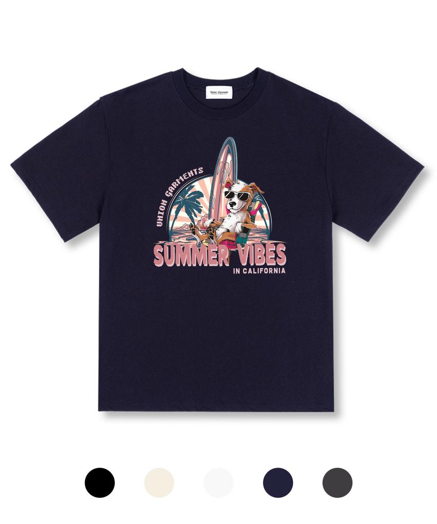 UNION GARMENTS California Vibe Oversized Short Sleeve T-Shirt 5 Colors
