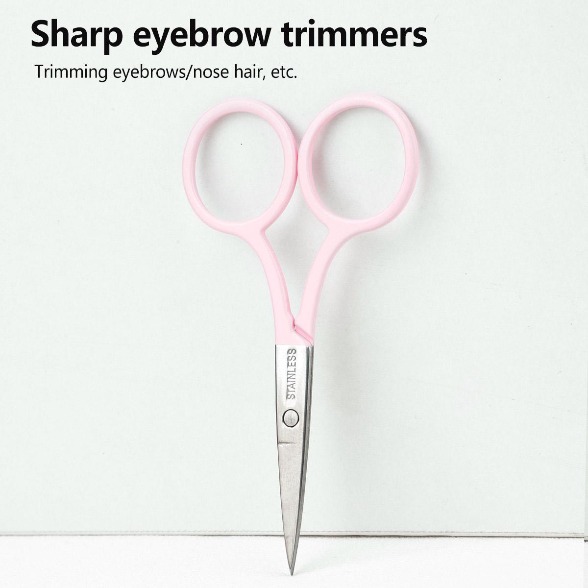 

1 шт. ножиці для вишивання хрестиком, ножиці для макіяжу, ножиці з нержавіючим наконечником, кольоровий титановий наконечник світло-рожевий колір