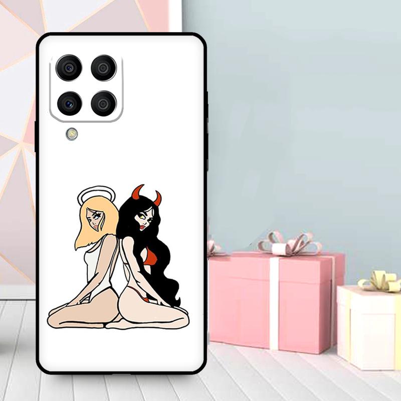 

Чехол Angel Devil Girl для Samsung Galaxy M36 M12 M52 M06 M16 M56 M33 M15 M55 M31 M13 M14 M53 M32 M35 M34 M54 Samsung M21