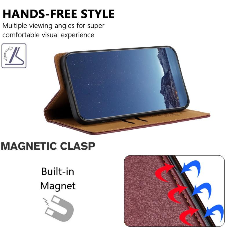 Leather Wallet Phone Case for Samsung Galaxy A57 A37 A27 A17 A56 A36 A26 A16 A55 A35 A25 A15 A54 A34 A14 A53 A33 A13 A52S Cover