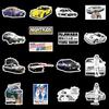 10/50Pcs Initial D Stickers Graffiti Stickers for DIY Luggage Laptop Skateboard Motorcycle Bicycle Stickers