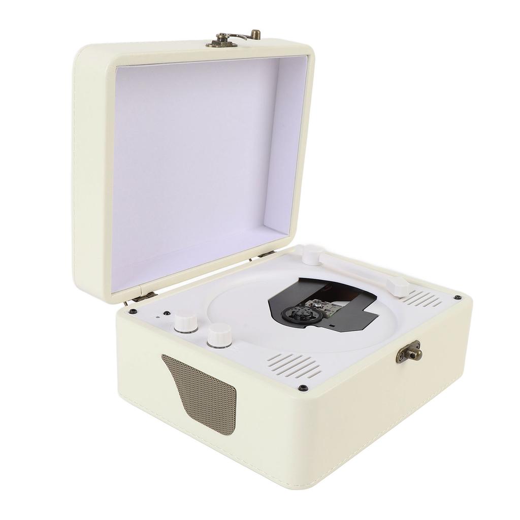 CD Player with Speakers Rechargeable Portable Retro Bluetooth CD Player with Remote Control Support