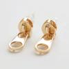 1 Pair Stud Earrings Zipper Style Lightweight Ear Studs Comfortable To Wear