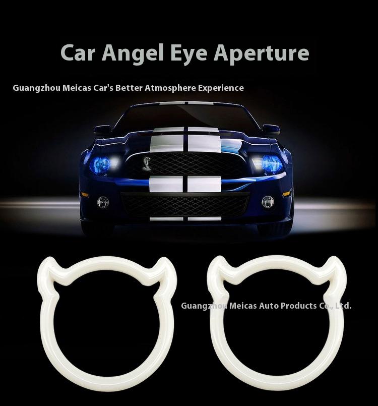 Car Modification, Color Changing LED Angel Eyes, APP Control, Color Changing Daytime Running Lights, Large Light Circle, Univers