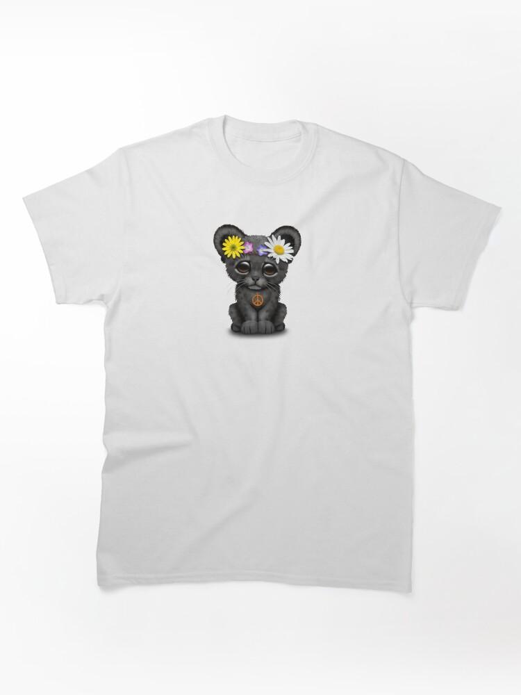 Black Panther Cute Hippie Black panther Cub Classic Unisex T-Shirt