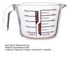Yousheng Glass Measuring Cup with Handle 500/1000ml Heat-Resistant Pouring Spout Liquid Measurement Tool Easy-Pour Spout Cooking Utensil for Milk Eggs