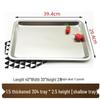 Rectangular 304 Stainless Steel Food Tray