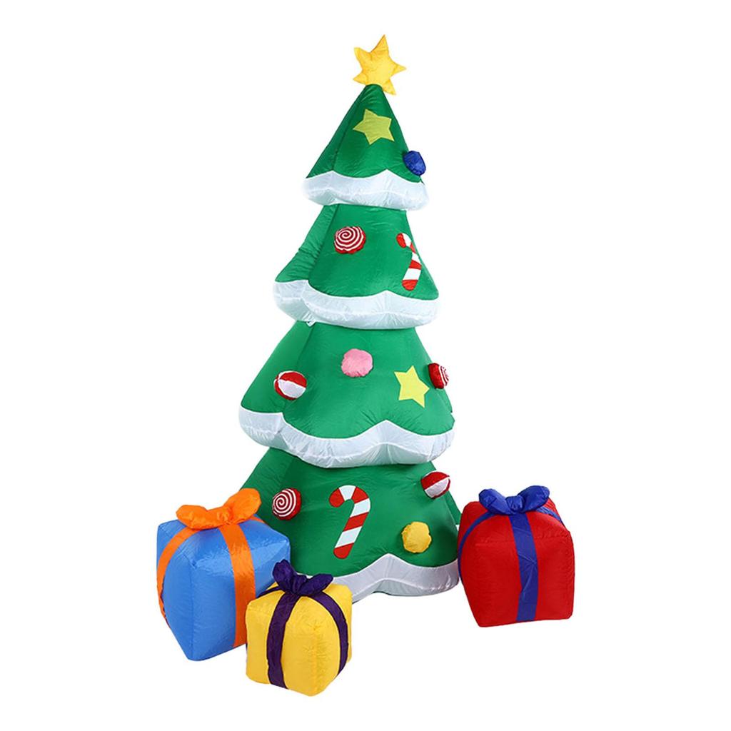 Inflatable Christmas Tree Props Novelty Star Treetop for Party Patio Wedding