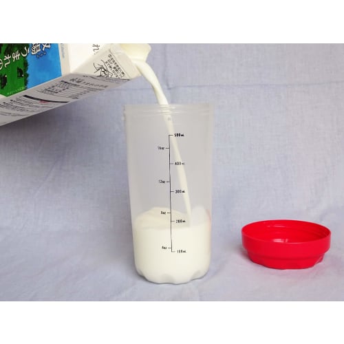 KOKUBO Industries Protein Shaker, Red, 500ml, KH-075