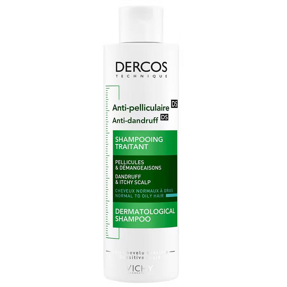 Vichy Dercos Anti-Dandruff Shampoo for Normal to Oily Hair, 200ml