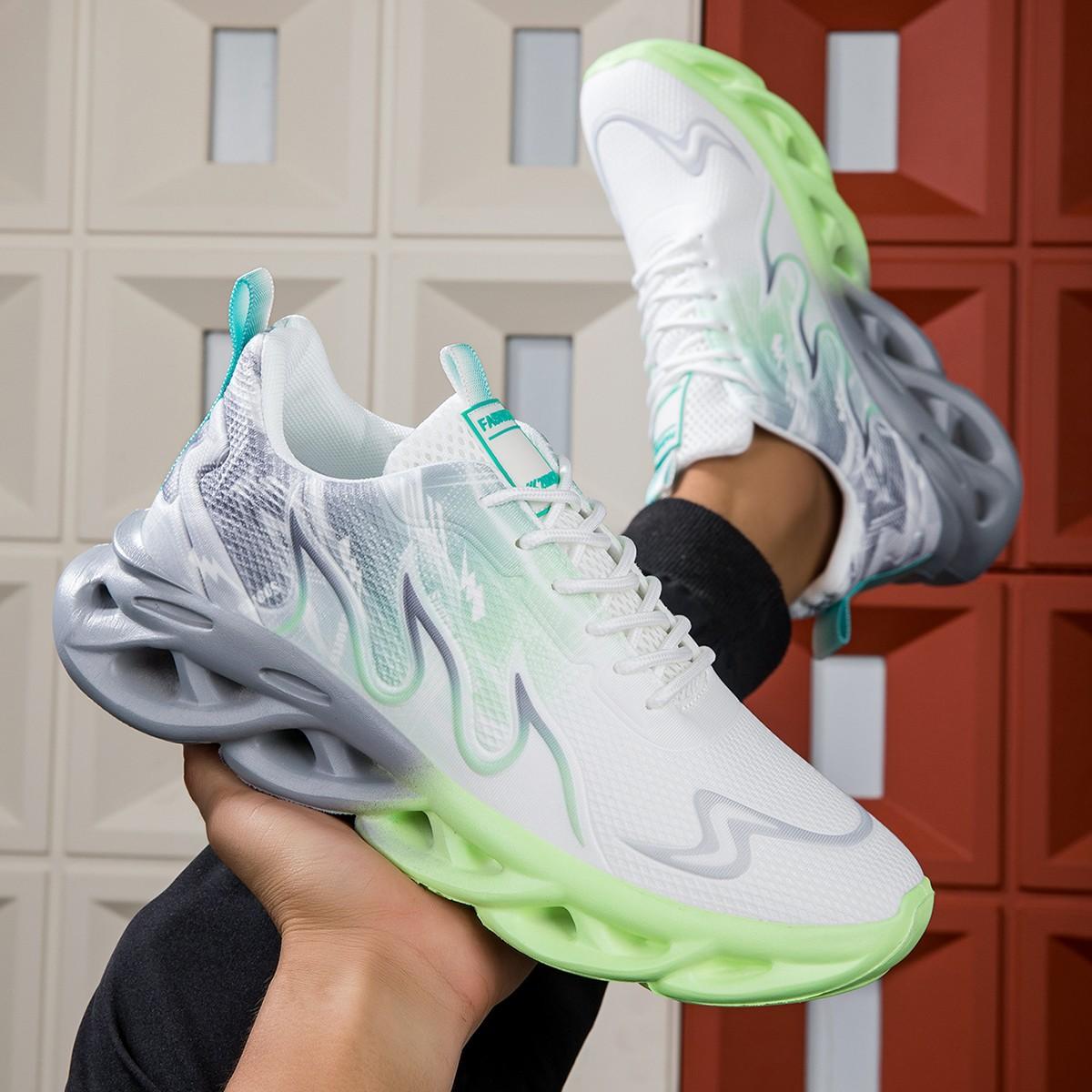 

Couple Running Shoes Men Women Lightweight Mesh Breathable Comfortable Flat Soft Tennis Shoes 2025 Summer Lace-up Sneakers Man 39