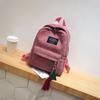 Women Mini Corduroy Backpack Female Soft Canvas Fabric Shoulder Bag Ladies Cute Small Travel Bags Backpack For Teenage Girls