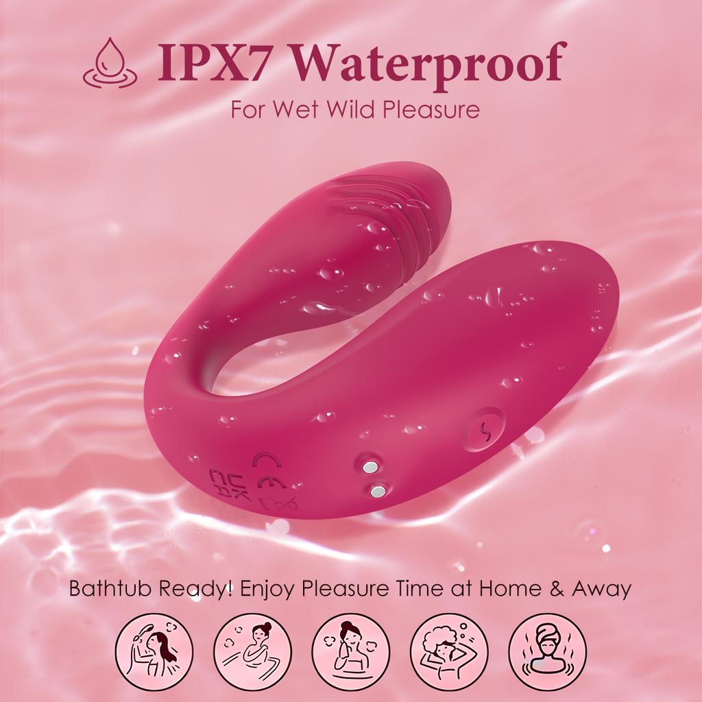 Vibrating Sex Toy For Adult Vagina Clitoris Stimulate U Type Vibrator For Women Masturbator Wireless Remote Vibration For Couple