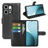 For Oppo Reno14 5G (China)/Oppo Reno14 5G (Global) Case Litchi Texture Shockproof Leather Wallet Phone Cover