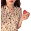 Summer French Women's Floral Dress Female Student Korean Version Waist Cover Middle Length Fairy Skirt