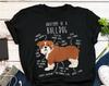 English Bulldog Shirt, , , Funny Dog Lover Gift, Cute Red and White Bulldog T-shirt, Pet Tee, Dog Mom, Dog Dad, Dog Anatomy Clothes