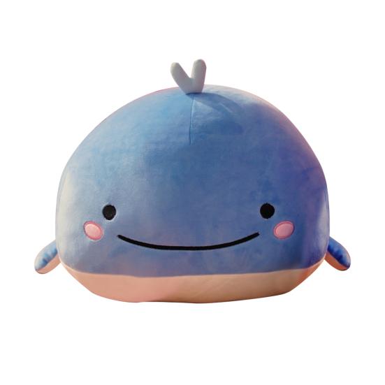 15/25/40cm Whale Plush Toy Lovely Sofa Ornament Soft Sleeping Accompany Plushies Stuffed