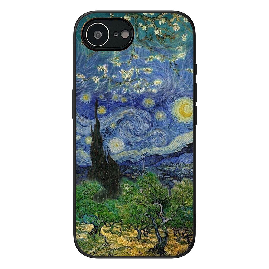 Soft Cover for Xiaomi Redmi 15 9A 9C NFC 7A 9T Note 9 8 7 8T 15c A5 4G 5G Coque Phone Case Starry Night Van Gogh Painting