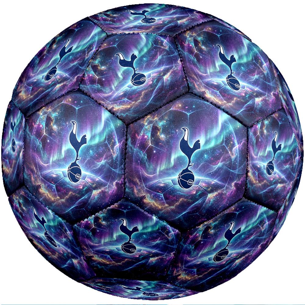 Tottenham Hotspur Theme Soccer Ball Size 5 Soccer Ball Soft Touch Professional Training Football for Outdoor Sports