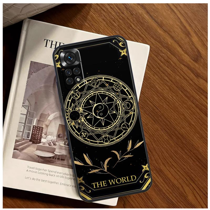 Astrology Tarot Cards Case For Xiaomi Redmi Note 13 14 9 10 11 12 15 Pro Plus Cover For Redmi 15 C 14C 10C 12C 13C