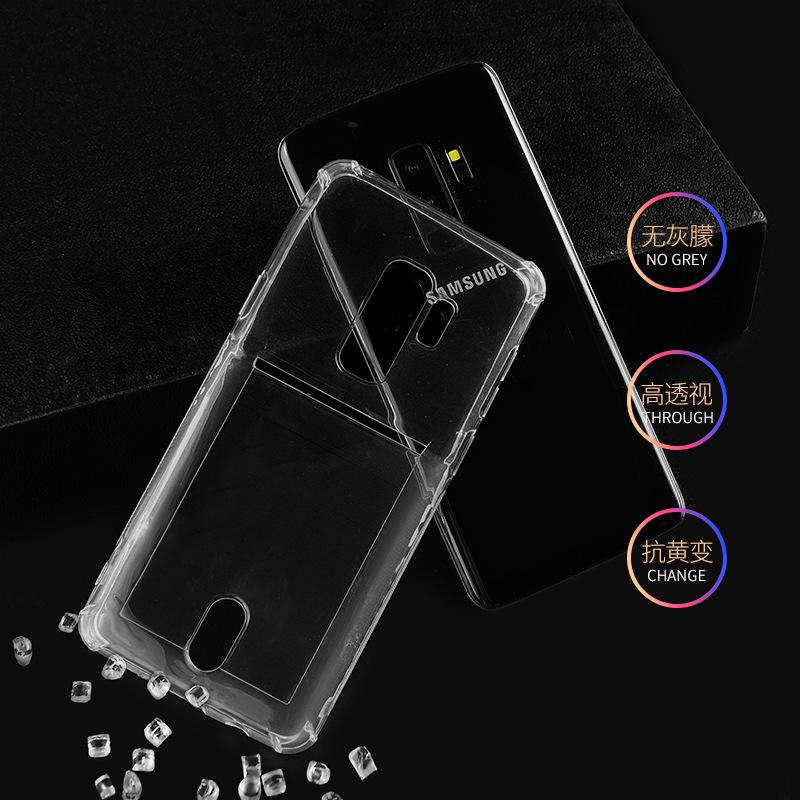 Pouzdro kompatibilní s Jižní Koreou Noto10 Card-Insertable Case pro Samsung S9 s funkcemi proti pádu a protiskluzu