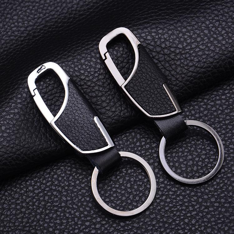 Men's Creative Leather Car Keychain Pendant