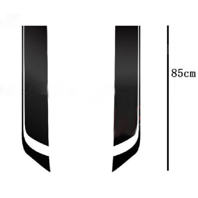 Car Racing Sports Styling Stripe Sticker Vinyl Decals Trim For Auto Hood Bonnet