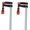 4PCS Woodworking F Clamp Heavy Duty F Clamps Woodworking Bar Clips Quick Slide DIY Hand Tool Kit 80*600mm