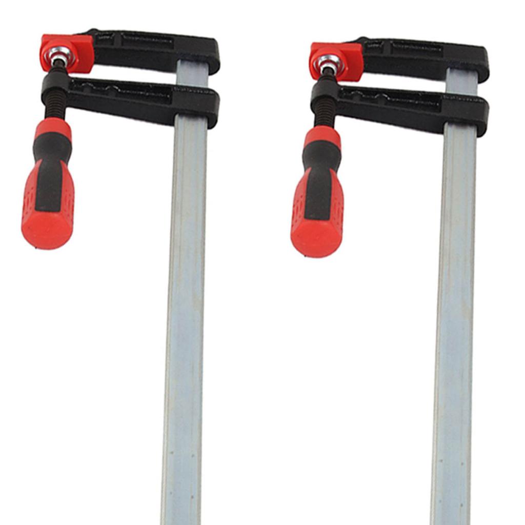 4PCS Woodworking F Clamp Heavy Duty F Clamps Woodworking Bar Clips Quick Slide DIY Hand Tool Kit 80*600mm