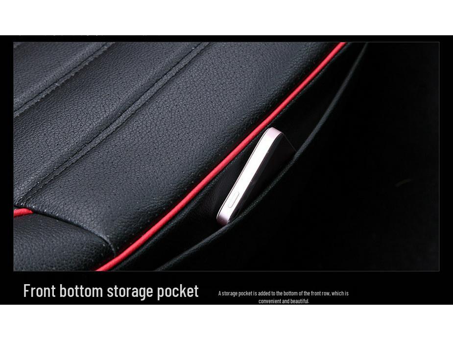 Three-Piece Universal Car Seat Cushion Set: Non-Slip, Fully Enclosed, No Ties, All-Season, No Backrest, Winter Small Square Pad Seat Cushion.