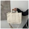 Canvas Baby Diaper Bag Large Capacity Multicompartment Baby Carryall For Daily Use