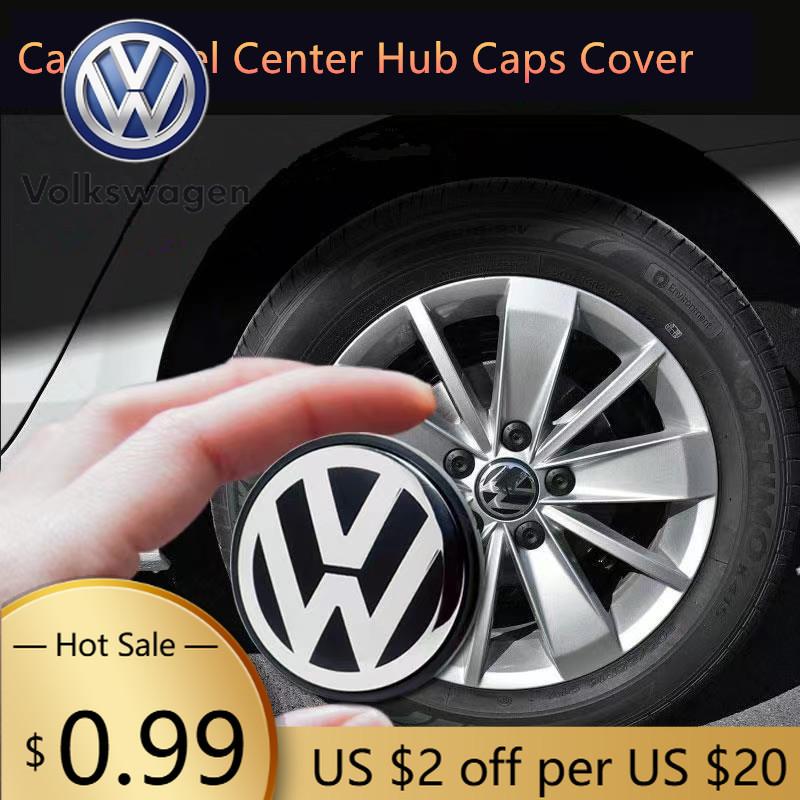 For VW Volkswagen Jetta MK5 Golf 4PCS 65mm Car Wheel Badge Emblem Sticker 60mm hub cover For Volkswagen VW Jetta R Rline Touran