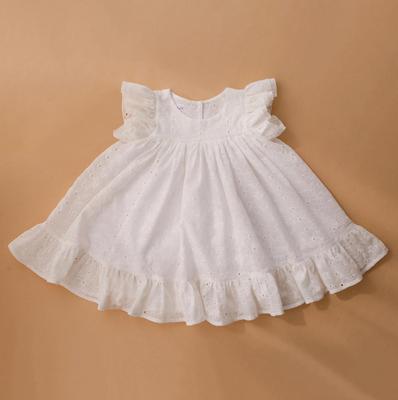 Wit Kanten Jurkje voor Baby Meisje Zomer Peuter Meisje Jurkje Schattige Baby Verjaardagskleding