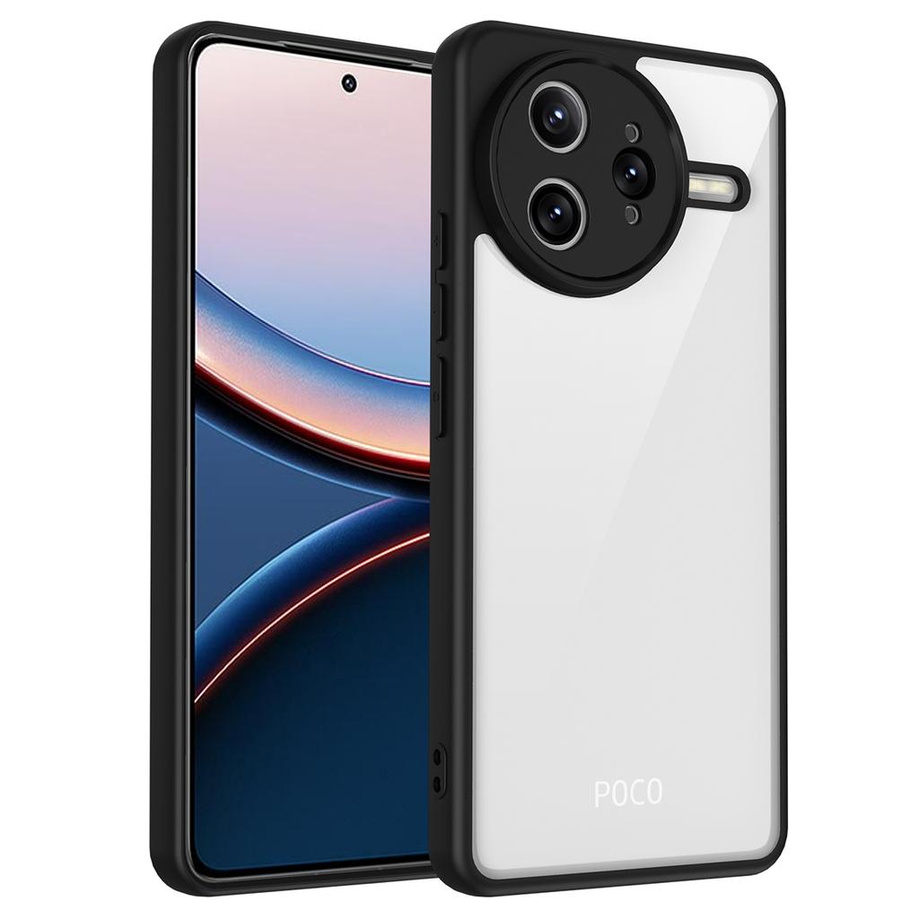 For Xiaomi Redmi K80 Pro 5G/Poco F7 Ultra 5G Case Matte Skin Touch Clear PC+TPU Shockproof Phone Back Cover