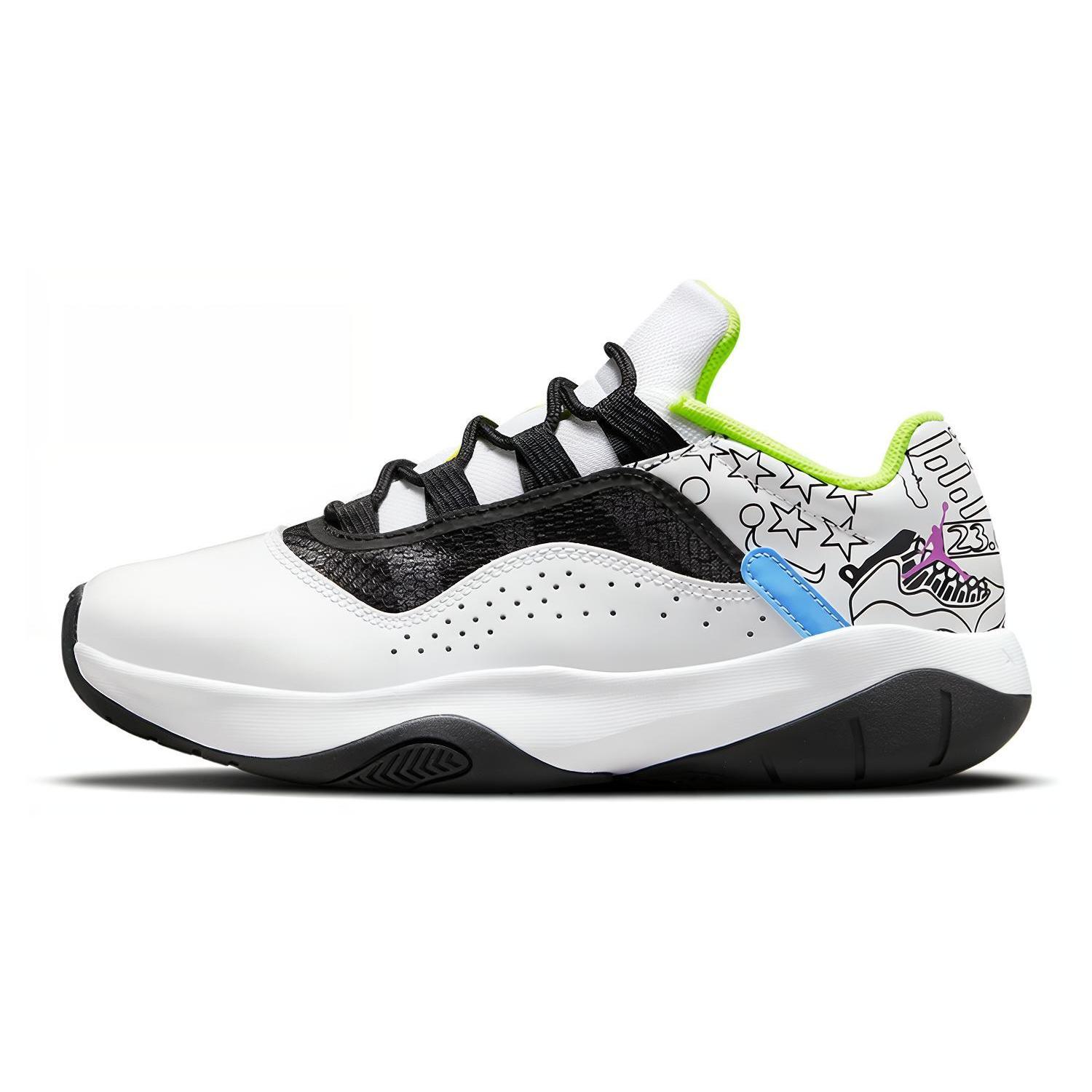 Jordan 11 CMFT Low White Black Hyper Violet GS DM3397-100 36