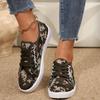 Women'S Camouflage Canvas Casual Loafers - Slip-On Summer Sneakers with Breathable Fabric Lining  EVA Cushion, Military-Style Round Toe Design
