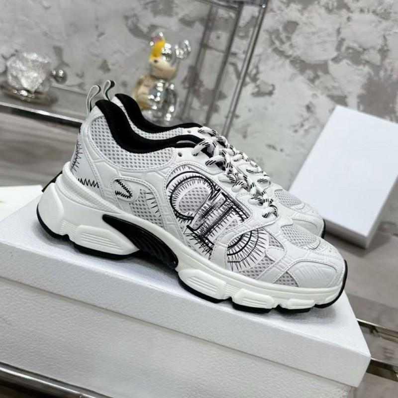 Unisex Platform Sneakers With Breathable Mesh Upper Lace-Up Design Comfortable Cushioned Insole Casual Sport Shoes Daily